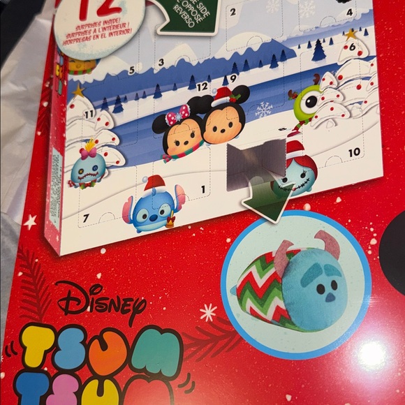 Disney Red and Blue Tsum Tsum Countdown Calendar| 12 Days Stuffed Tsum Tsum - Picture 12 of 12